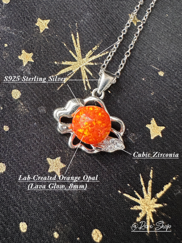 Handcrafted – Leo Zodiac Necklace - Image 2