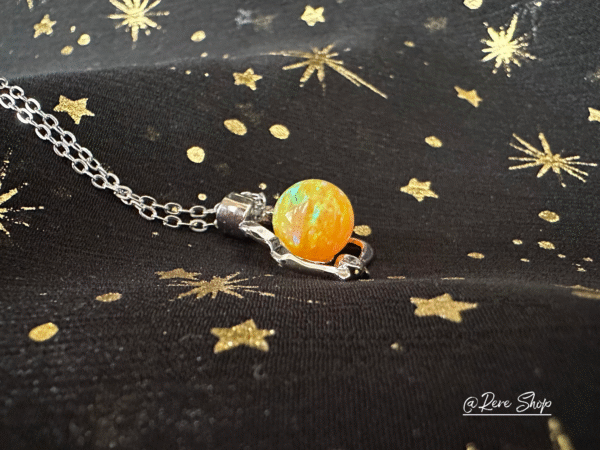 Handcrafted - Gemini Zodiac Necklace - Image 3